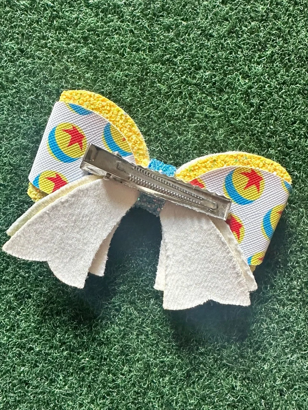 Hair Bow Clip with Pixar Luxo Ball